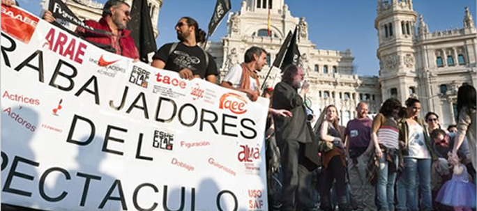 Los trabajadores/as de la cultura se movilizan contra los recortes y la ...